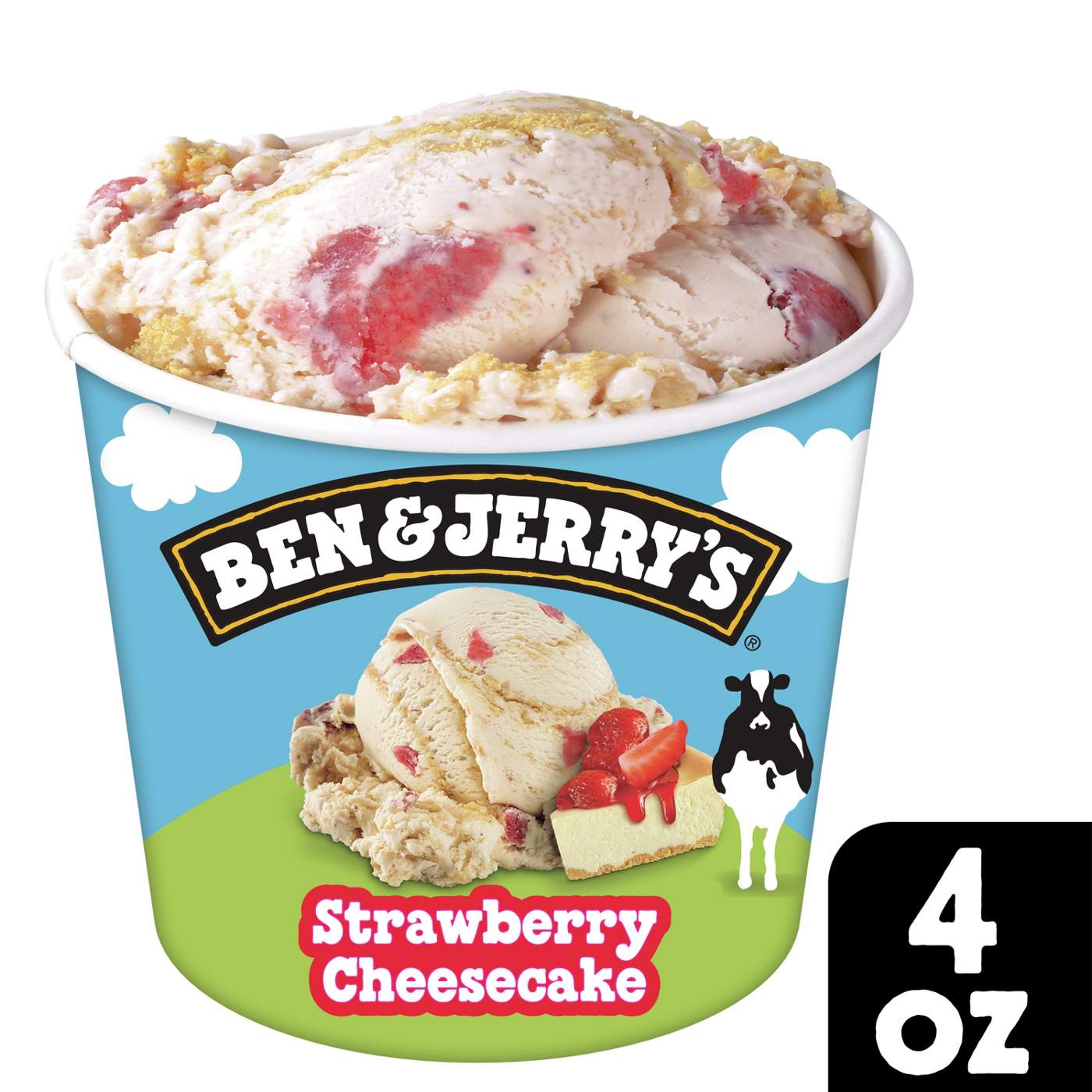 Ben & Jerry's Strawberry Cheesecake Ice Cream; image 6 of 7