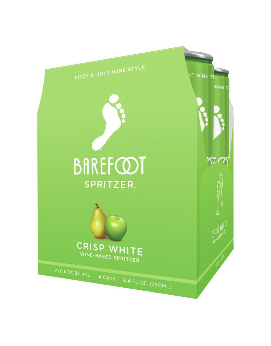 Barefoot Spritzer Crisp White Wine 250 mL; image 1 of 6