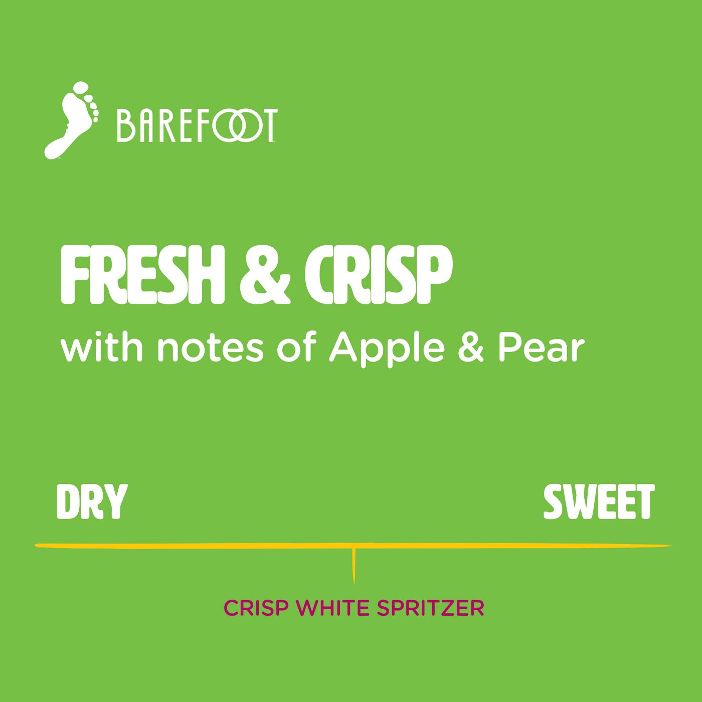 Barefoot Spritzer Crisp White Wine 250 mL; image 6 of 6