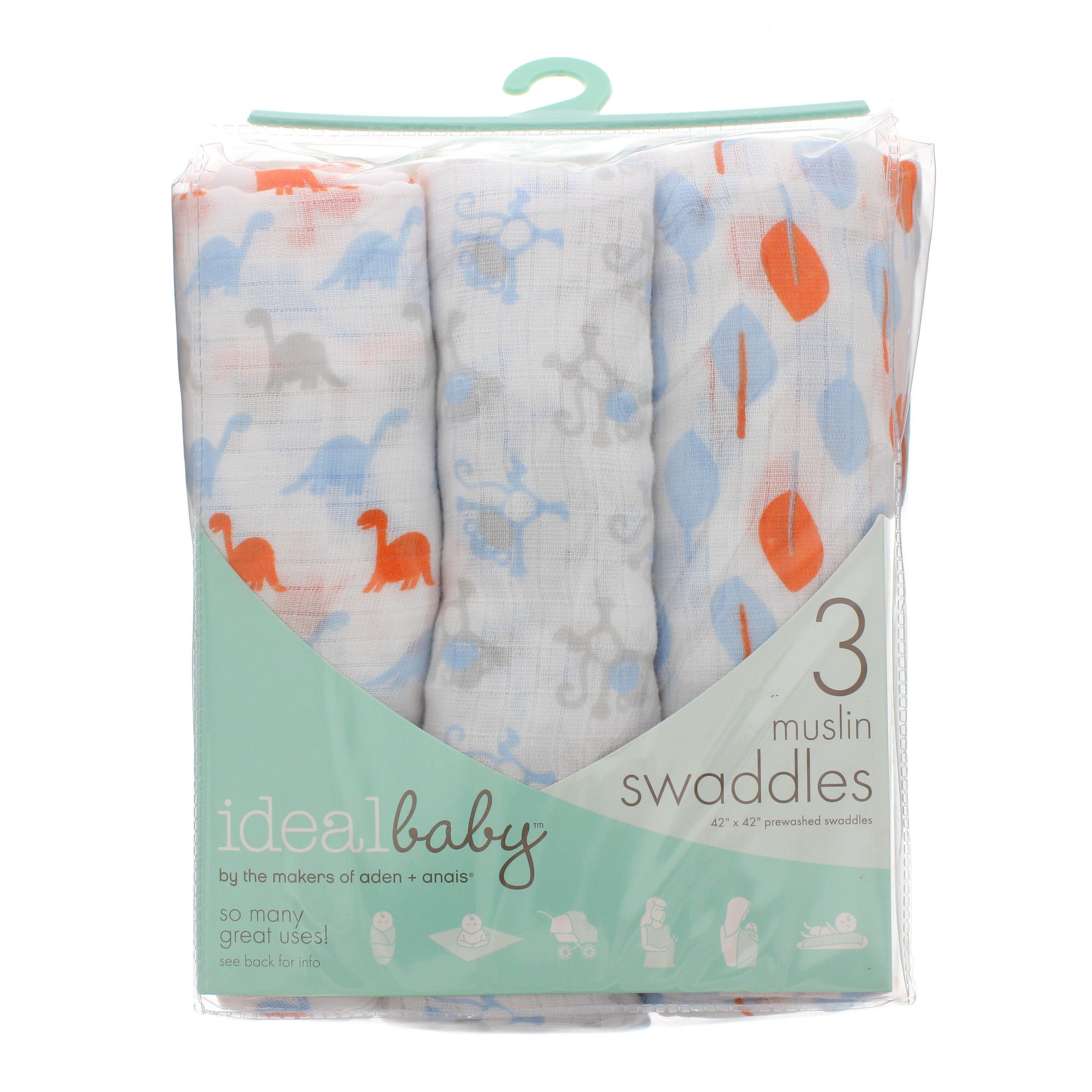 Ideal Baby Dinosaur Swaddles Shop Blankets Pillows at H E B