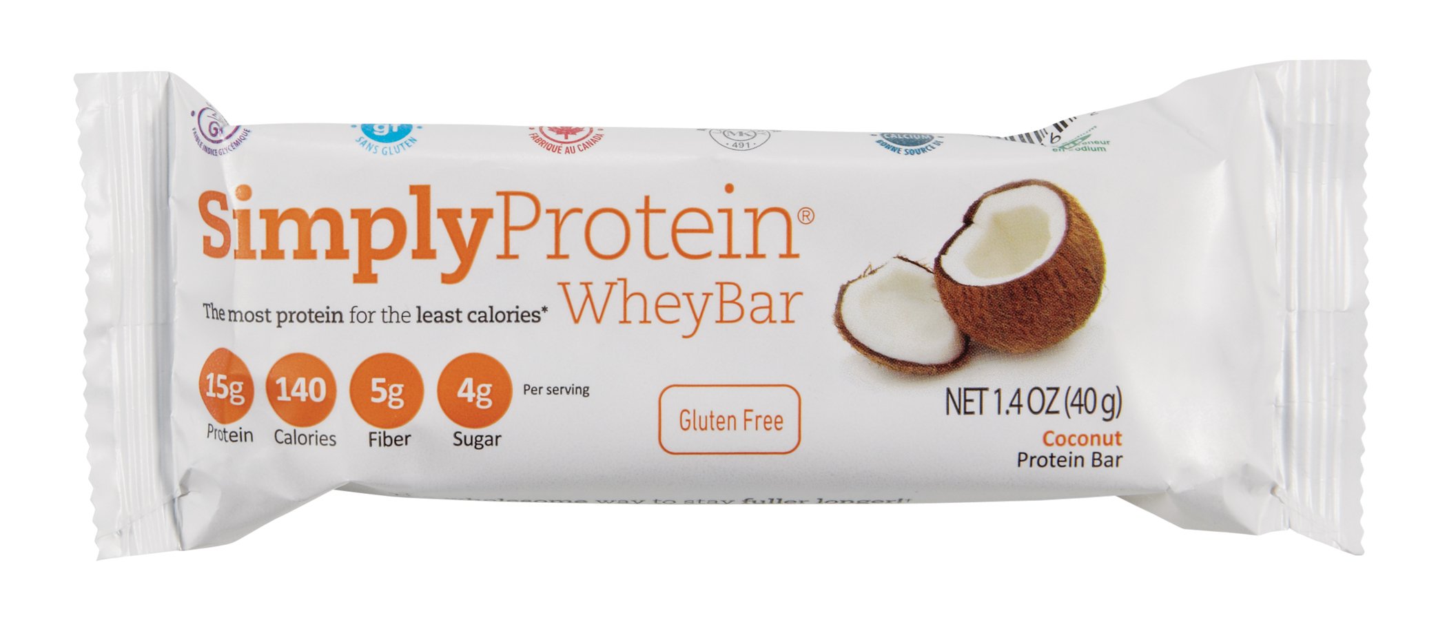 Simply Protein Whey Bar, Coconut Shop Diet & Fitness at HEB