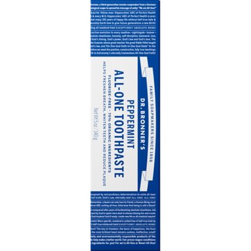 Dr. Bronner's All-One Toothpaste - Peppermint, 5 oz
