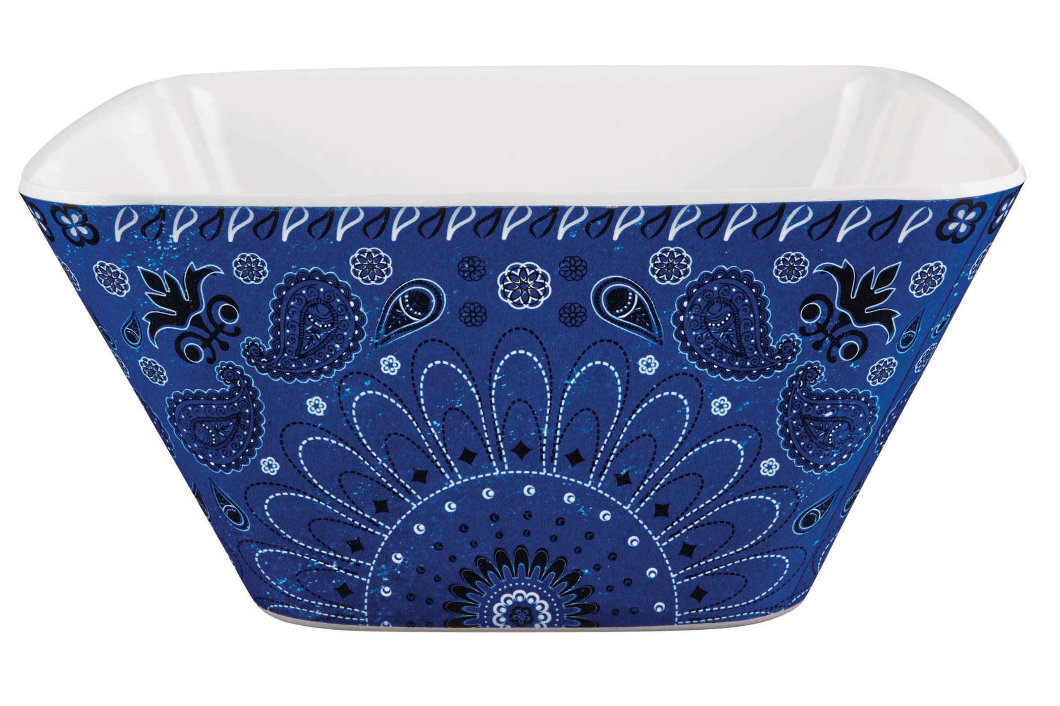 Dining Style Bandana Large Serve Bowl Shop Bowls at HEB
