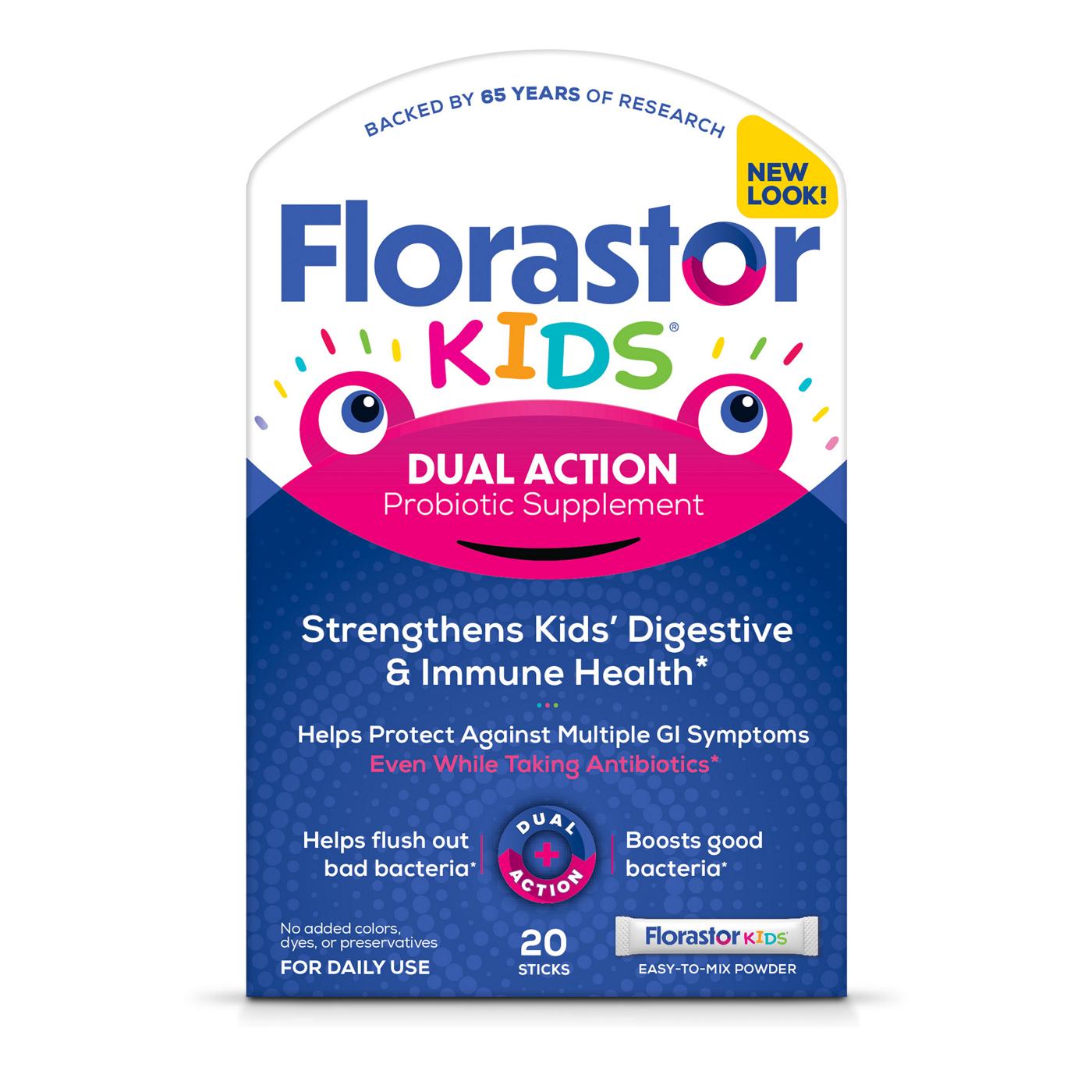 Florastor Kids Daily Probiotic Supplement Powder for Digestive Health; image 1 of 5