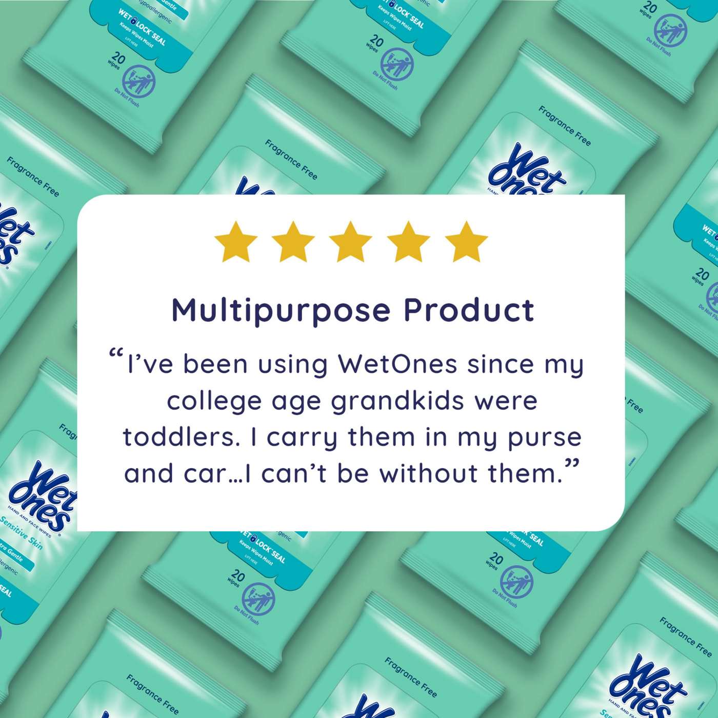 Wet Ones Travel Size Sensitive Skin Hand Wipes; image 4 of 6