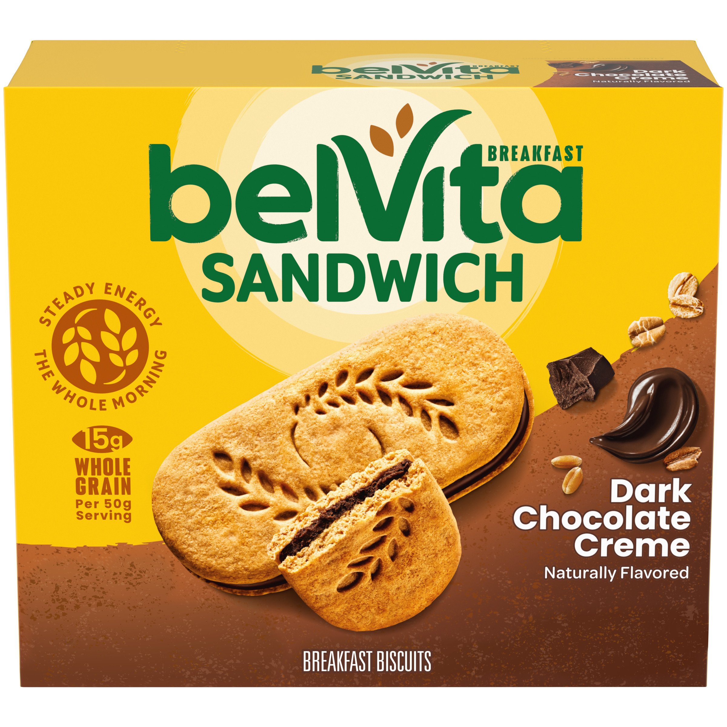 Nabisco Belvita Dark Chocolate Creme Breakfast Sandwich Cookies Shop