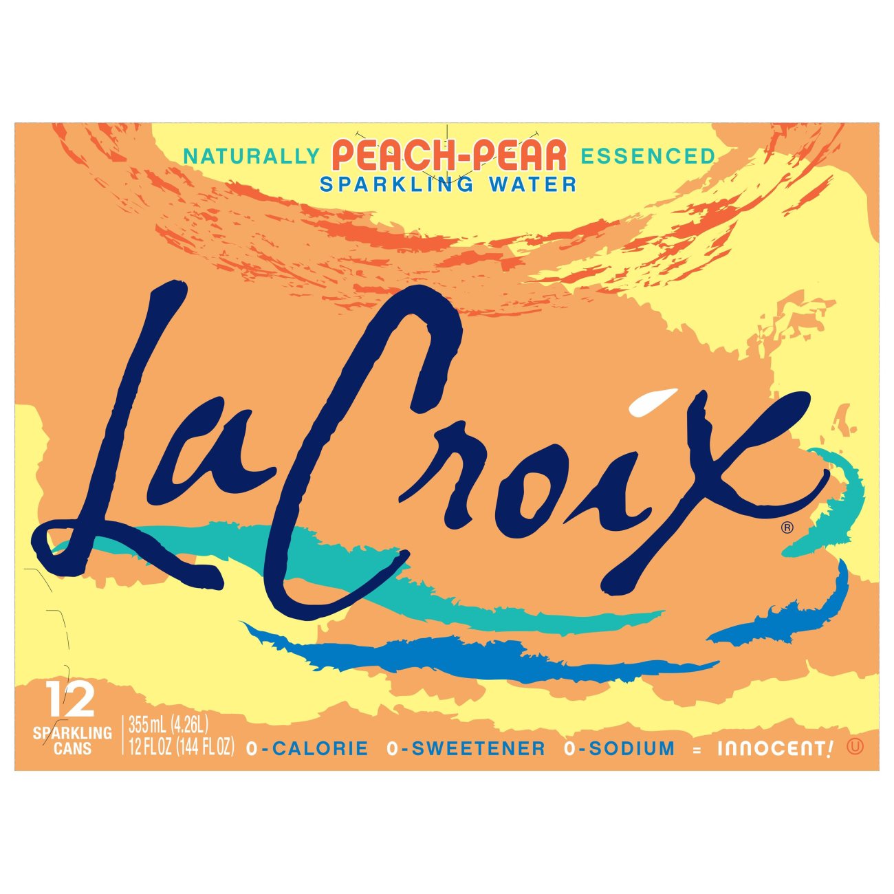 LaCroix Peach Pear Sparkling Water 12 oz Cans - Shop Water at H-E-B