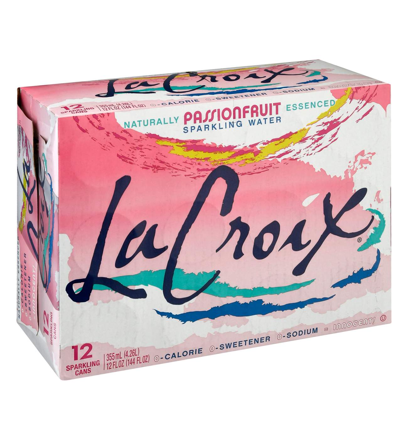 LaCroix Passion Fruit Sparkling Water 12 oz Cans; image 1 of 2