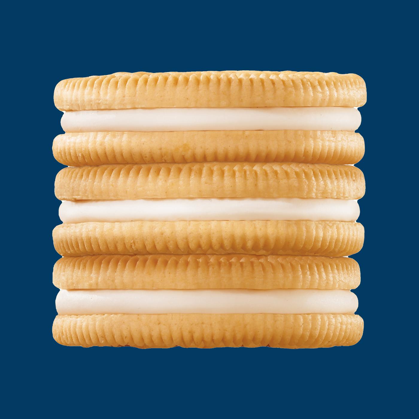 Nabisco Oreo Golden Double Stuf Sandwich Cookies Family Size!; image 4 of 4