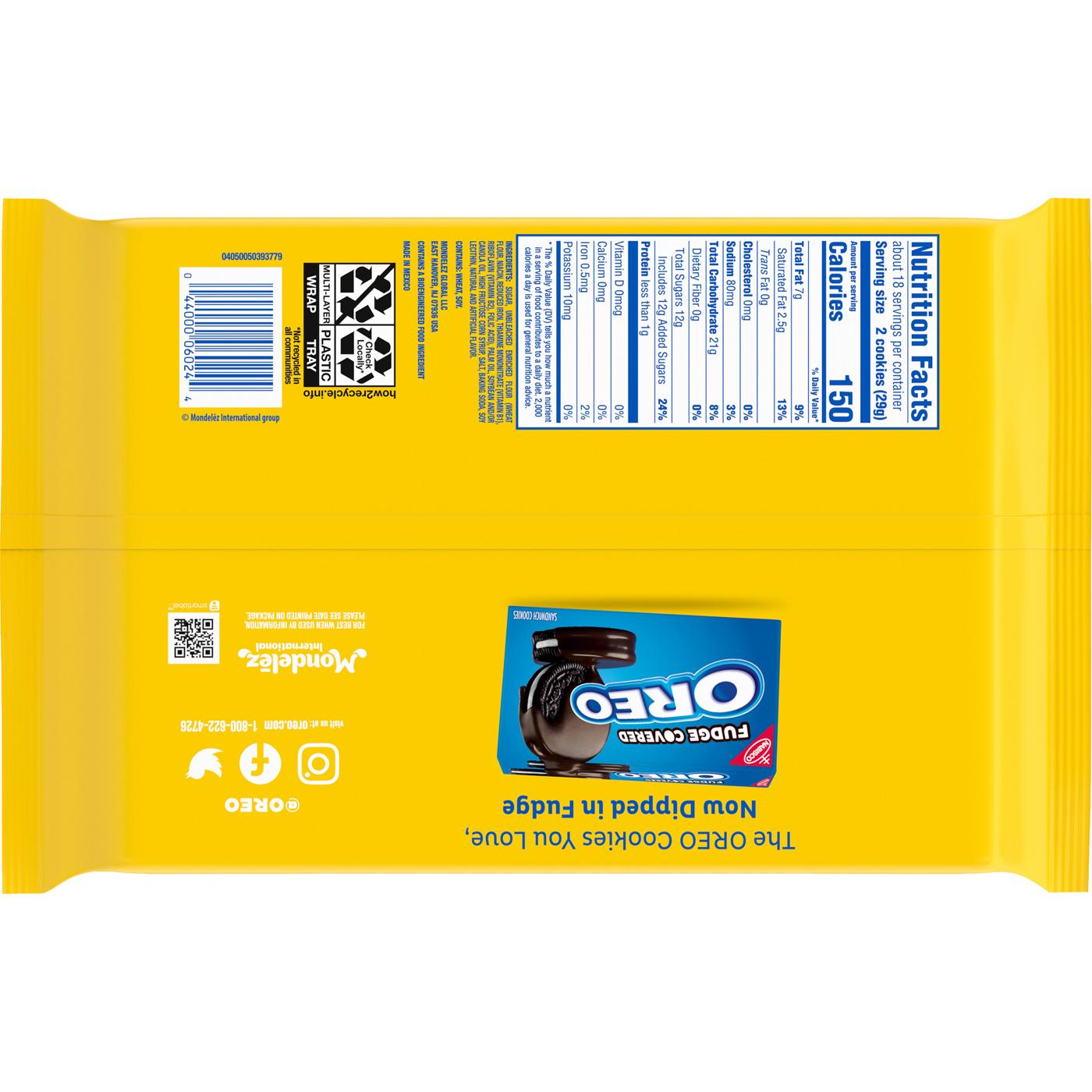 OREO Double Stuf Golden Sandwich Cookies Family Size; image 6 of 9