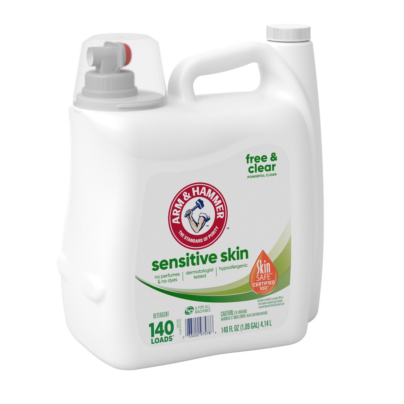 Arm & Hammer Free & Clear HE Liquid Laundry Detergent, 140 Loads; image 3 of 4