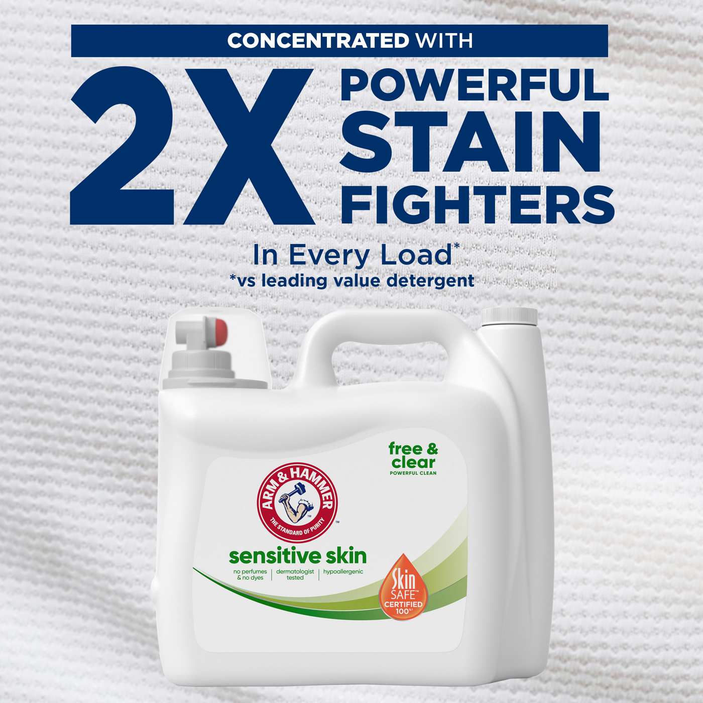 Arm & Hammer Free & Clear HE Liquid Laundry Detergent, 140 Loads; image 7 of 12