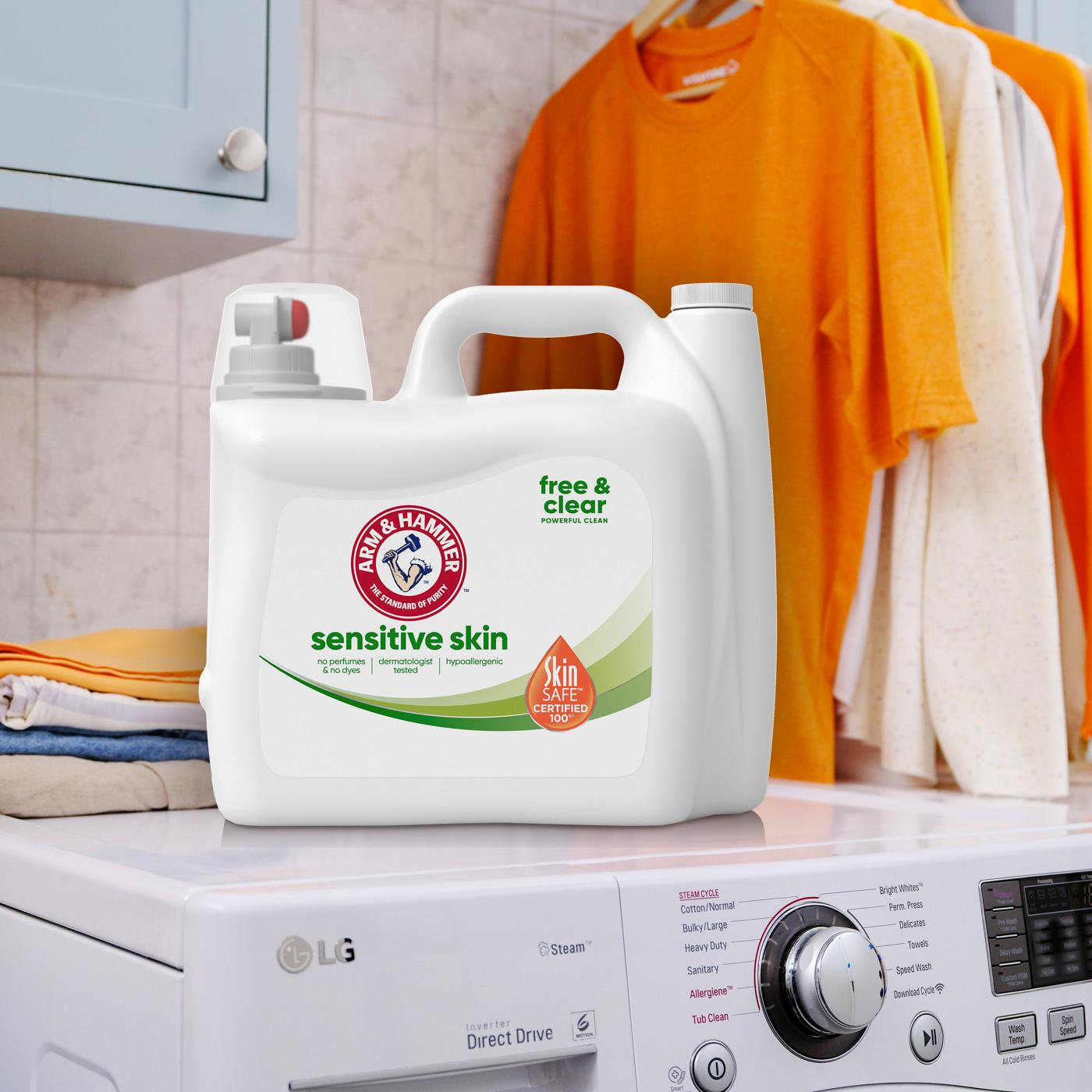 Arm & Hammer Free & Clear HE Liquid Laundry Detergent, 140 Loads; image 8 of 12
