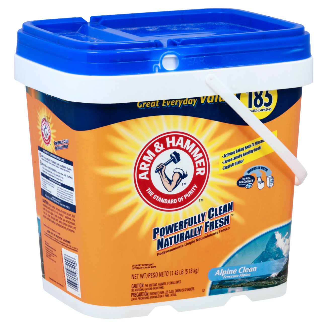 Arm & Hammer Alpine Clean HE Powder Laundry Detergent 185 Loads Shop