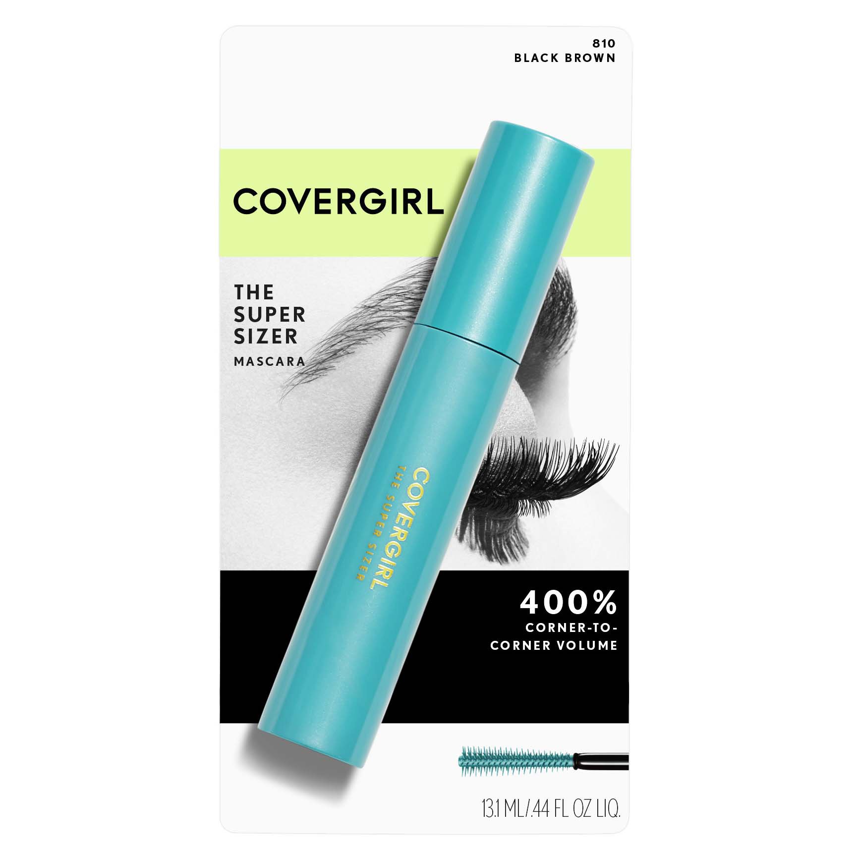 Covergirl Super Sizer Fibers Mascara 810 Black Brown Shop Mascara at HEB