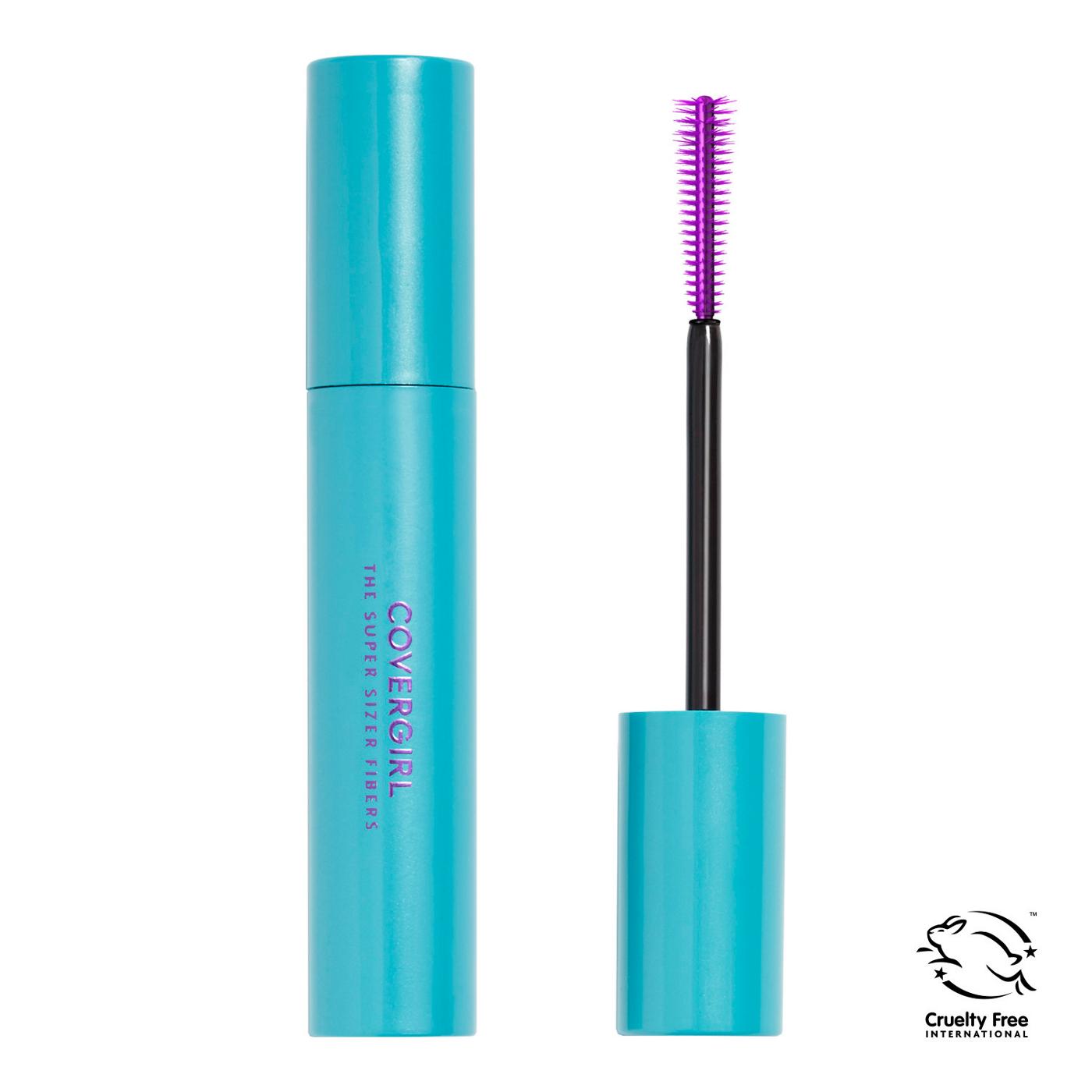 Covergirl Super Sizer Fibers Mascara 810 Black Brown; image 2 of 3