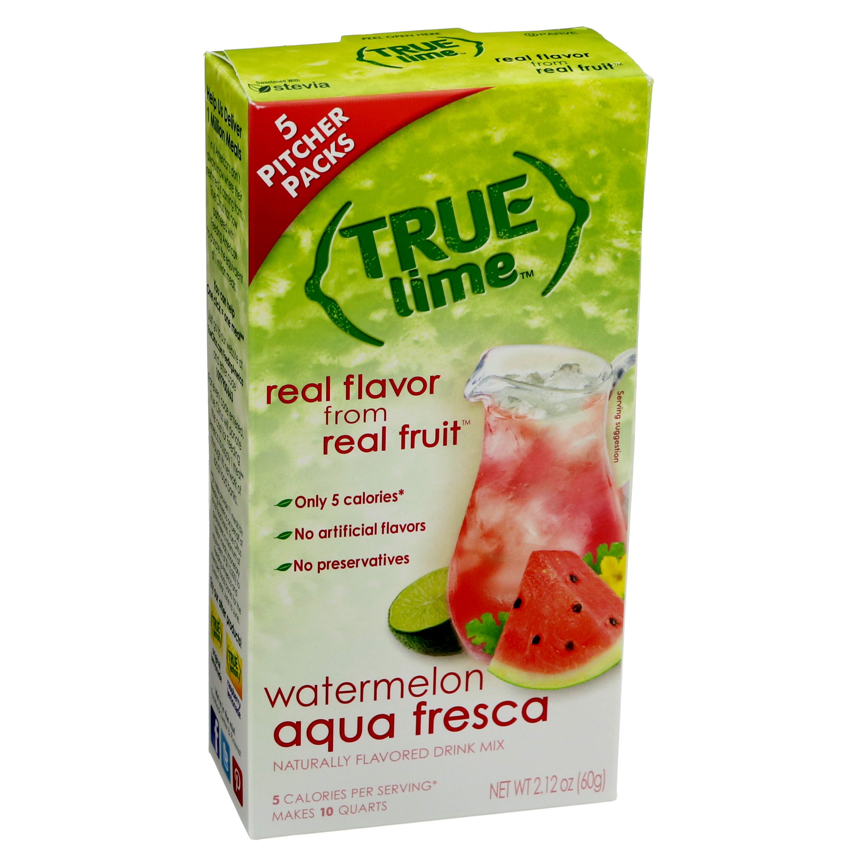 True Lime Watermelon Agua Fresca Shop Mixes Flavor Enhancers At H E B