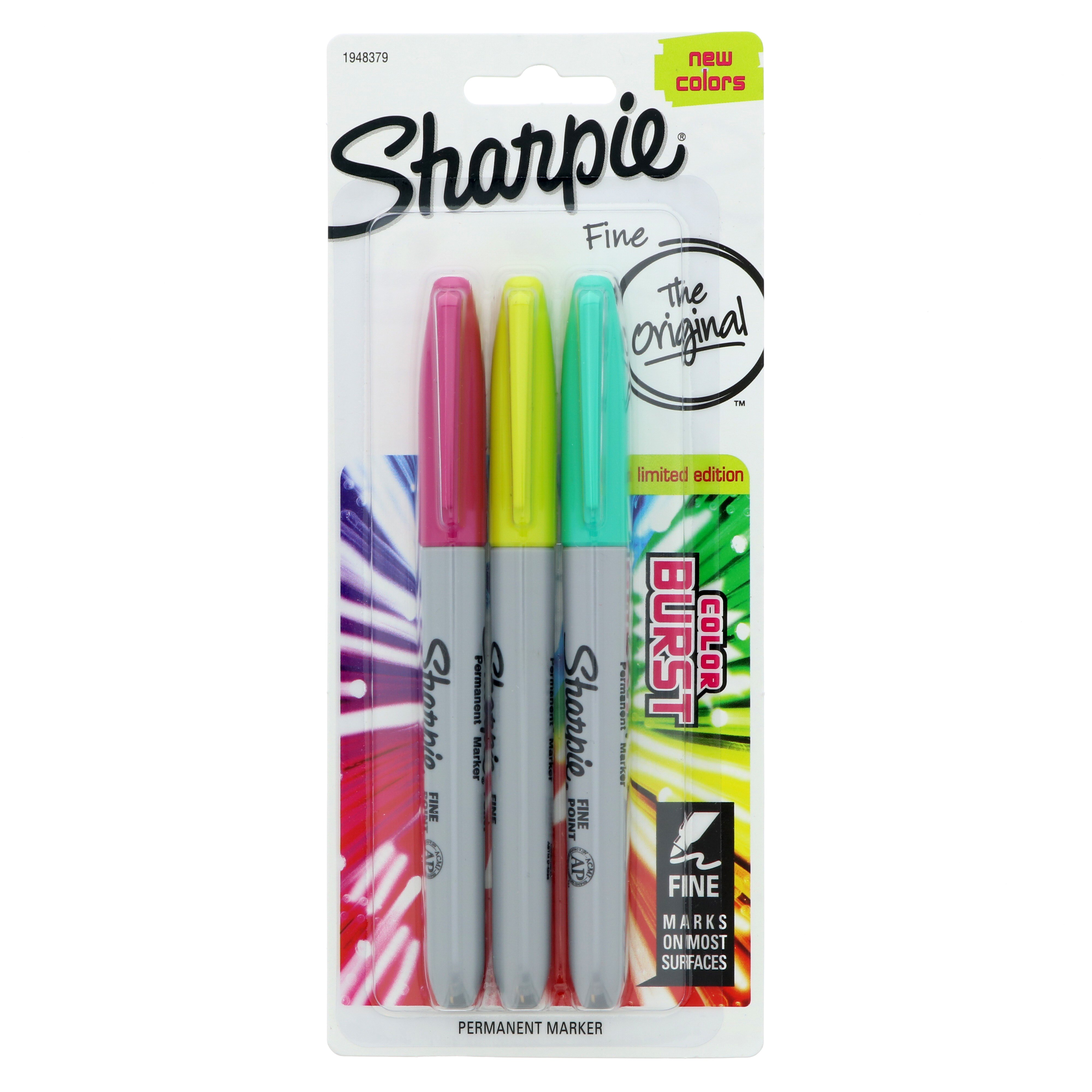 Sharpie Fine Tip Color Burst Permanant Marker - Shop Markers at H-E-B