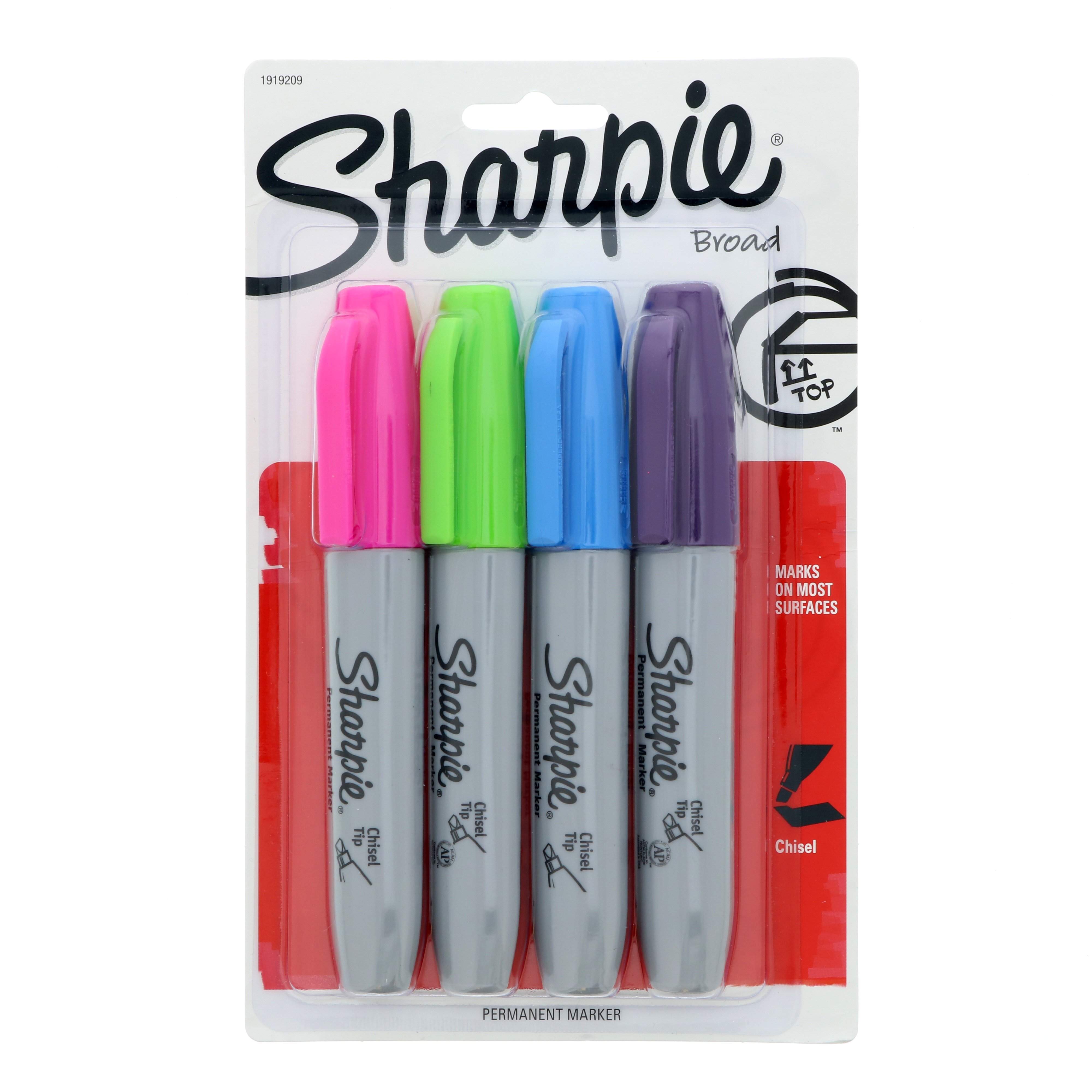 Sharpie Broad Permanent Marker Assorted Colors Shop Markers at HEB