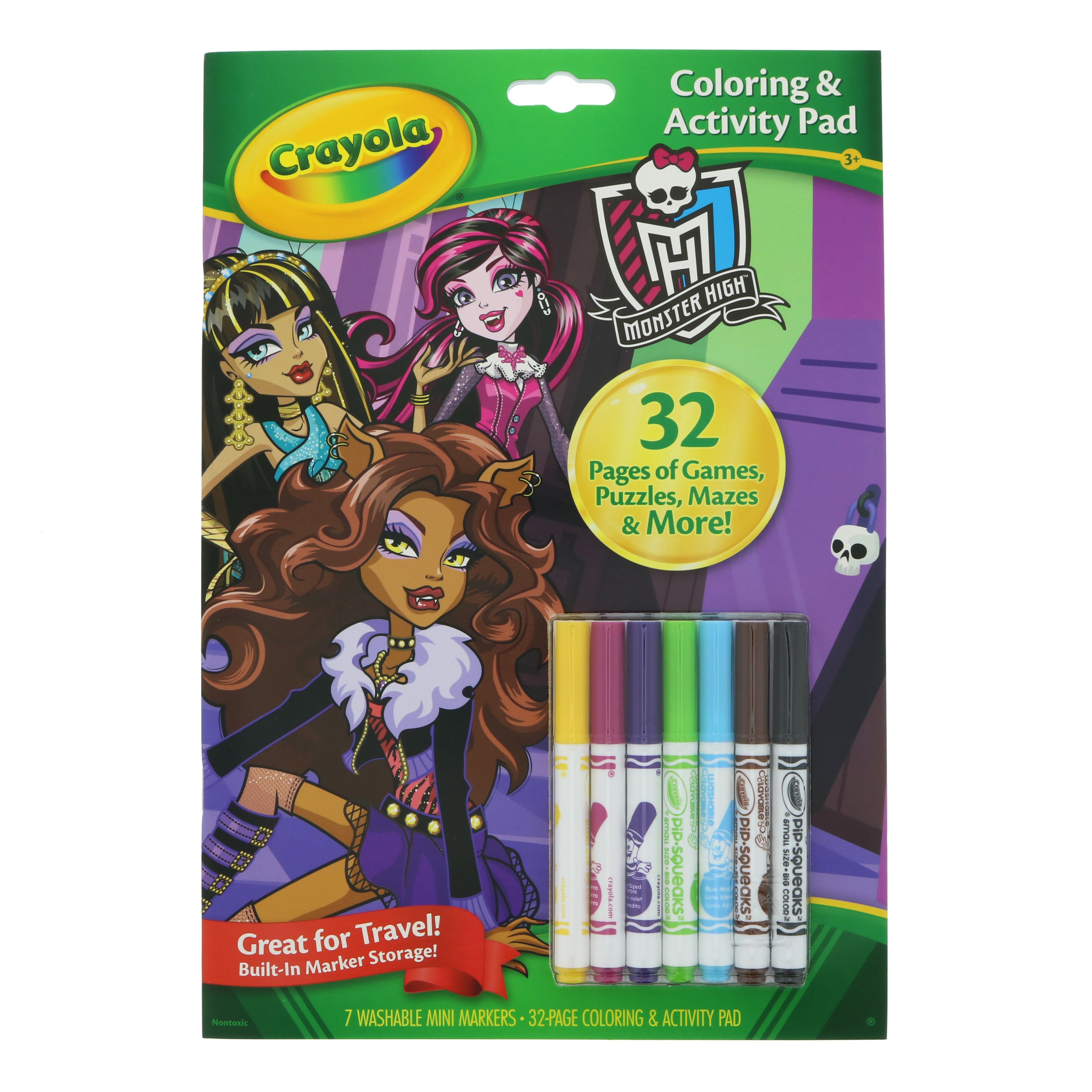 little monster high coloring pages