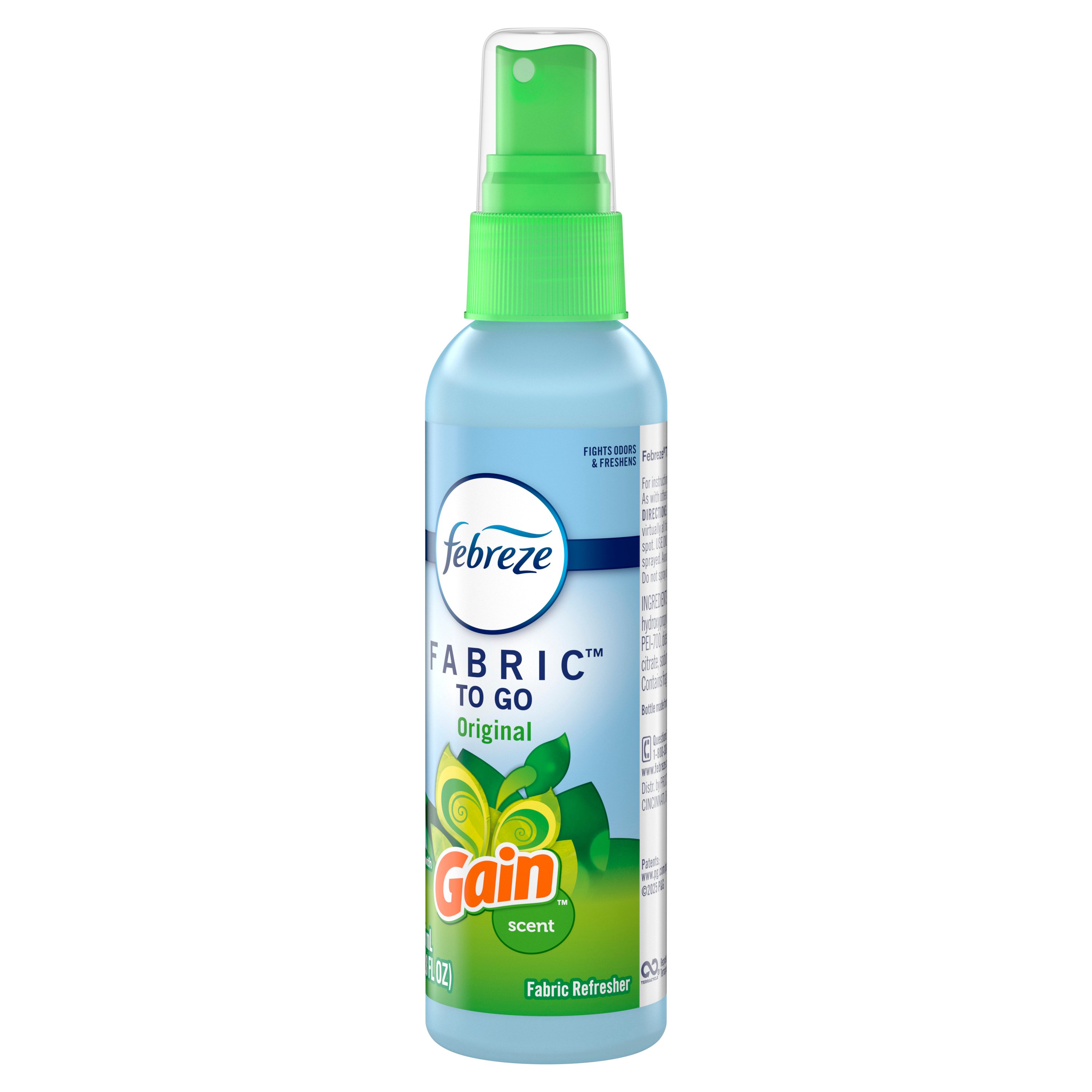 febreze anti tobacco fabric spray Febreze Odor-Fighting Fabric Refresher To-Go Spray - Gain Original Scent