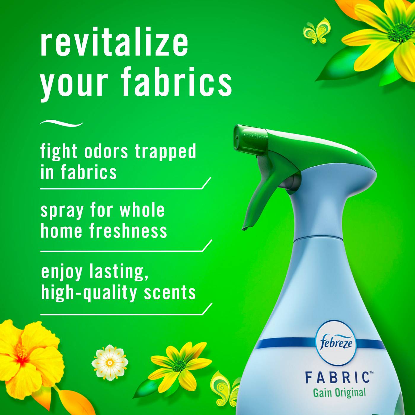 Febreze Odor-Fighting Fabric Refresher To-Go Spray - Gain Original Scent; image 4 of 10