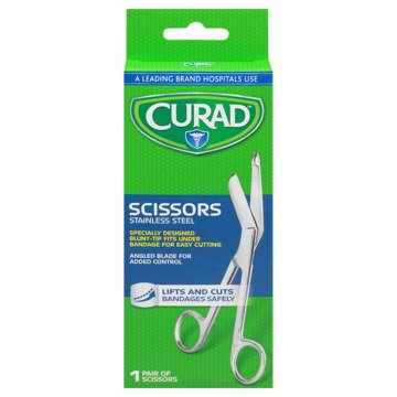 Curad Stainless Steel Angled Blade Scissors