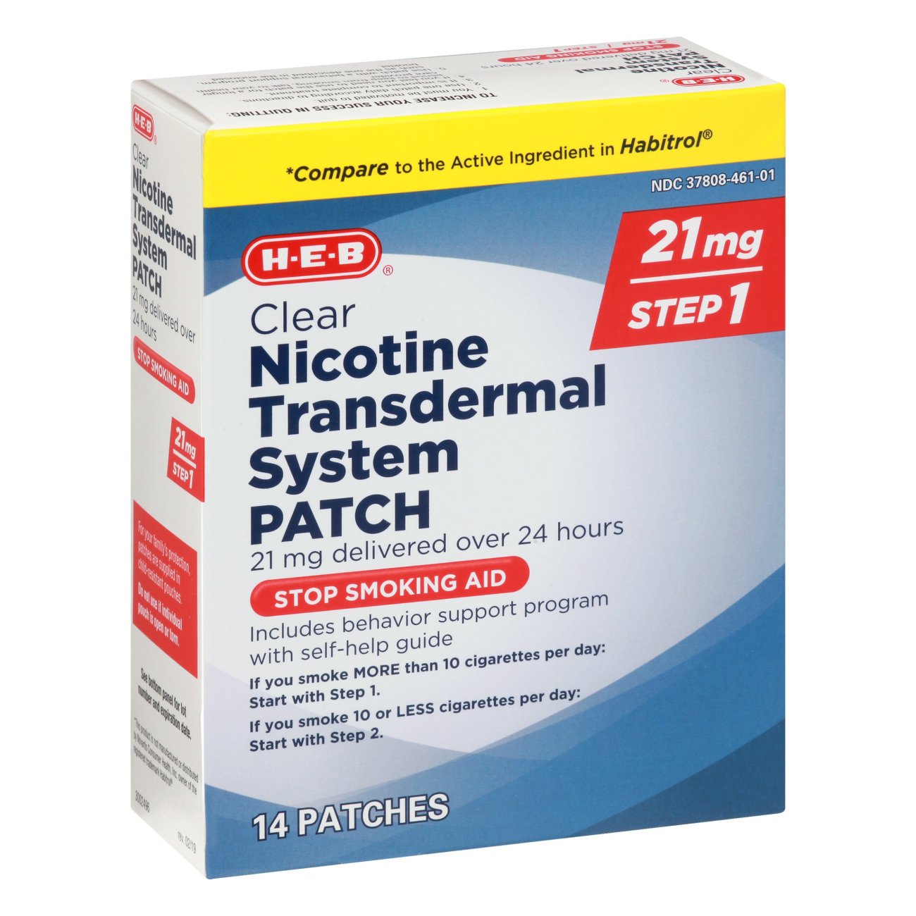 H-E-B InControl Clear Nicotine Transdermal System Patch 21MG - Shop ...