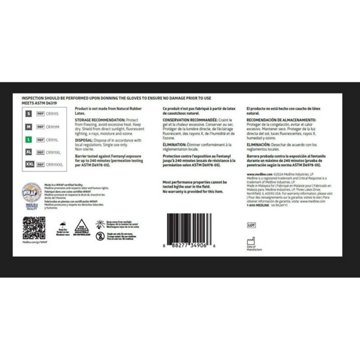 Medline Critical Response  Nitrile Gloves - Large, 100 ct