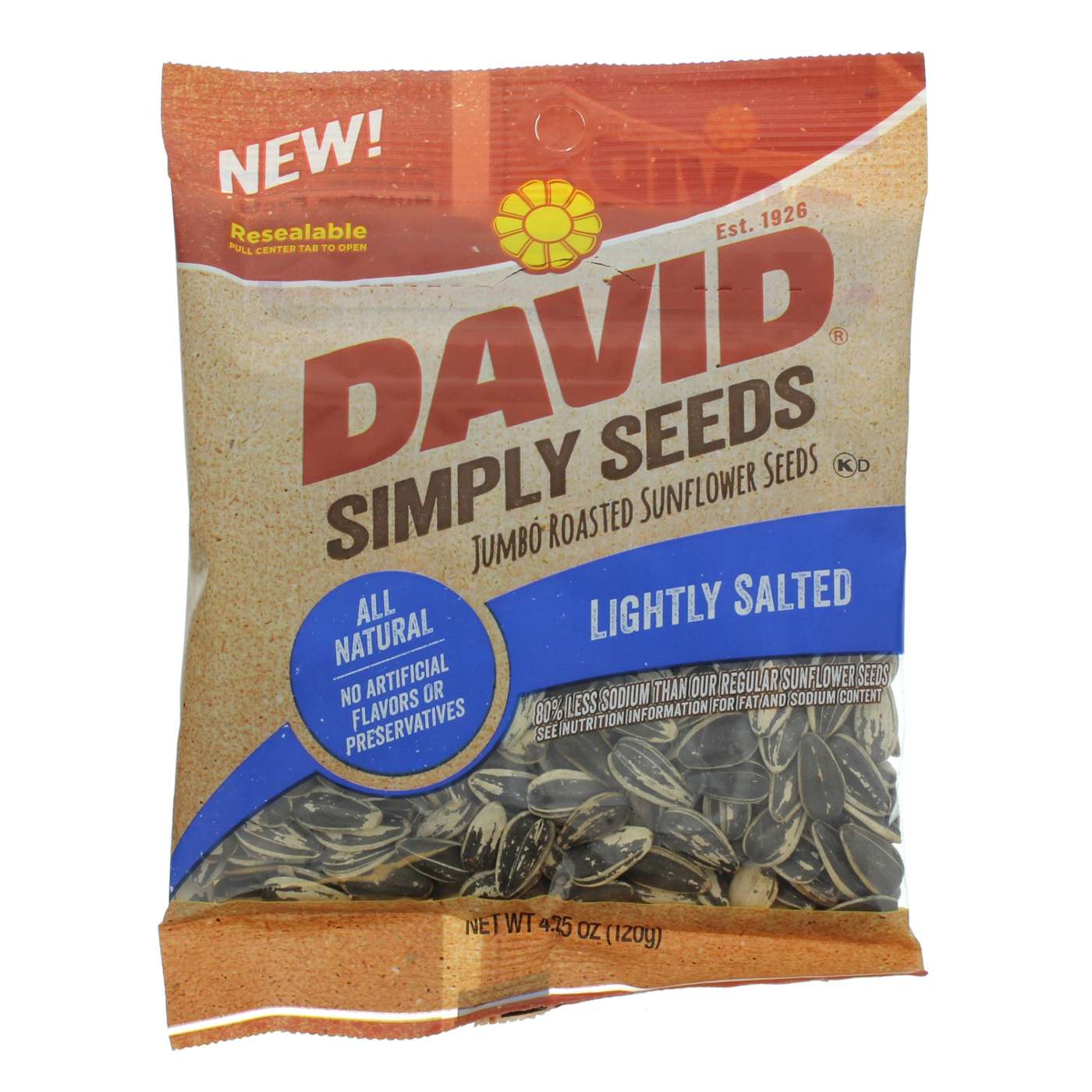 David Simply Seeds, Lightly Salted; image 1 of 2