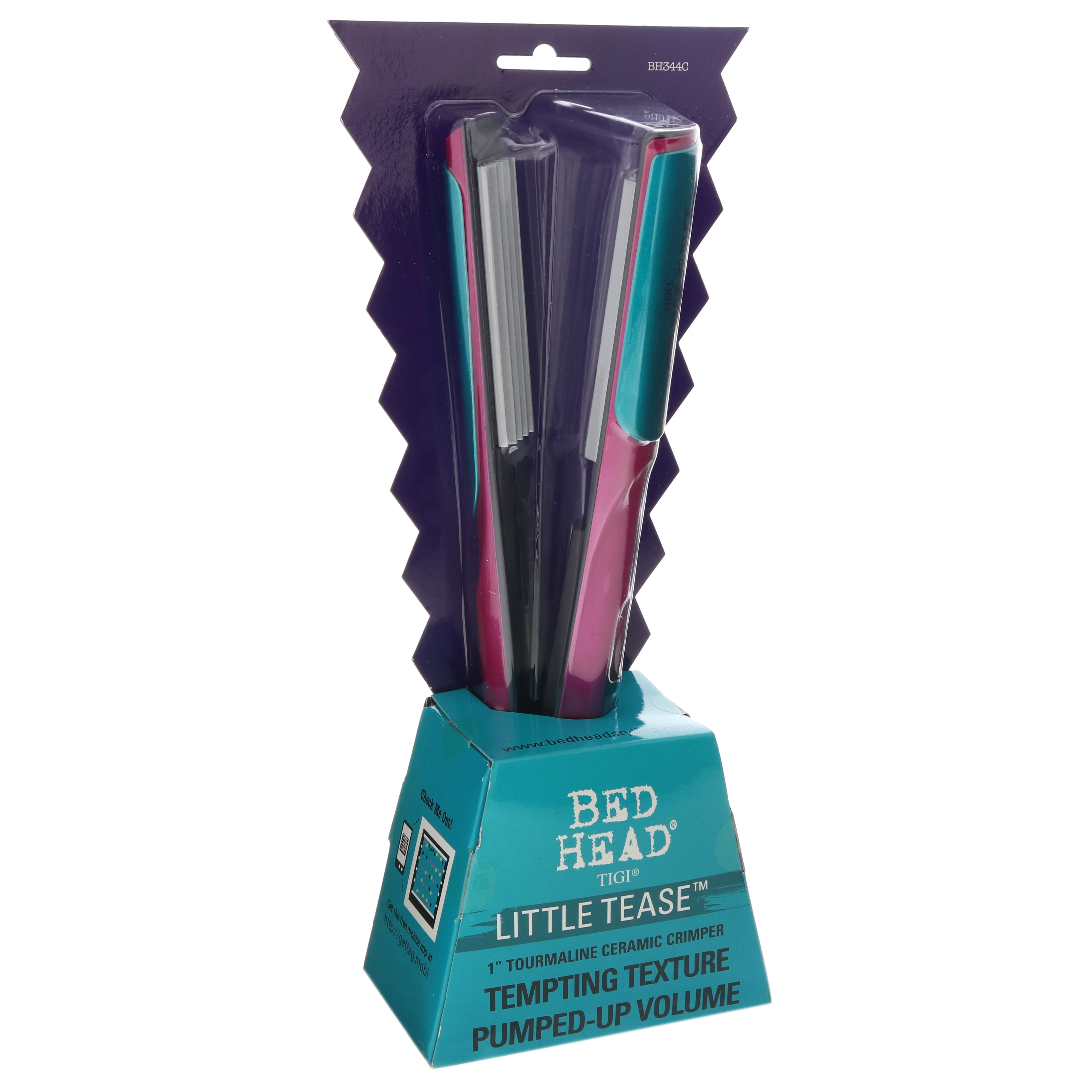TIGI Bed Head Little Tease Tourmaline 1" Ceramic Crimper Shop Curling
