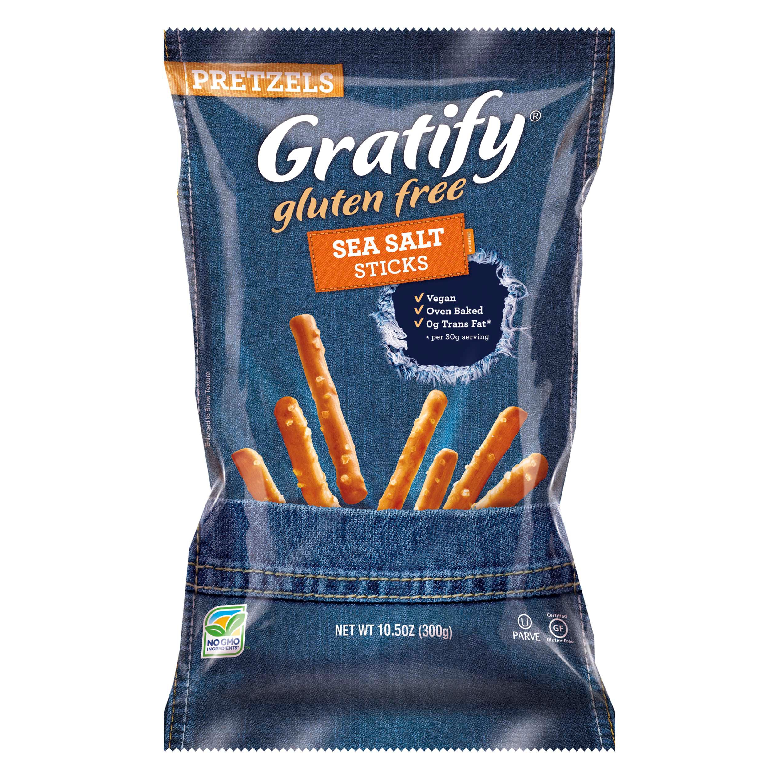 Gratify Gluten Free Pretzel Sticks Shop Snacks & Candy at HEB