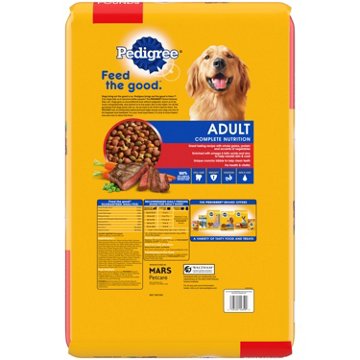 Pedigree Complete Nutrition Adult Dry Dog Food - Grilled Steak & Vegetable Flavor