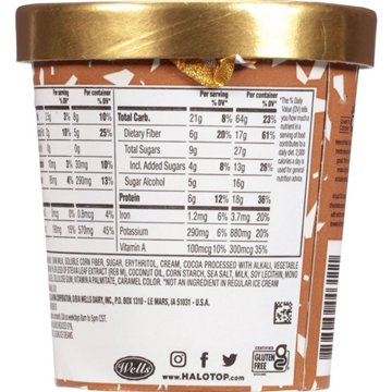 Halo Top 18g Protein Light Ice Cream - Chocolate Mocha Chip