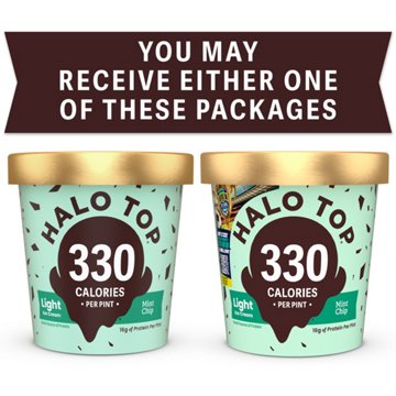 Halo Top 16g Protein Light Ice Cream - Mint Chip