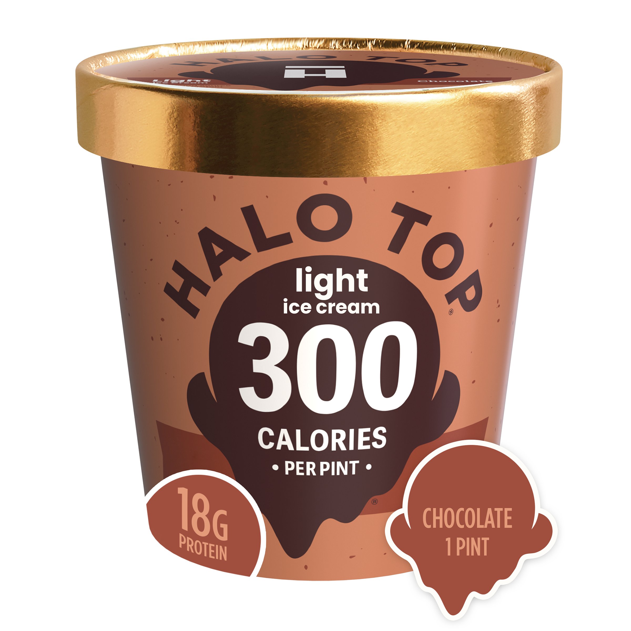 Halo Top Chocolate Light Ice Cream Shop Ice cream at HEB