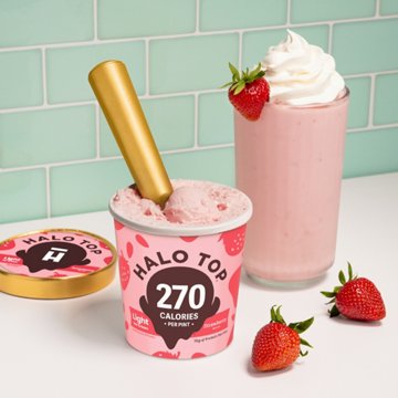 Halo Top 15g Protein Light Ice Cream - Strawberry
