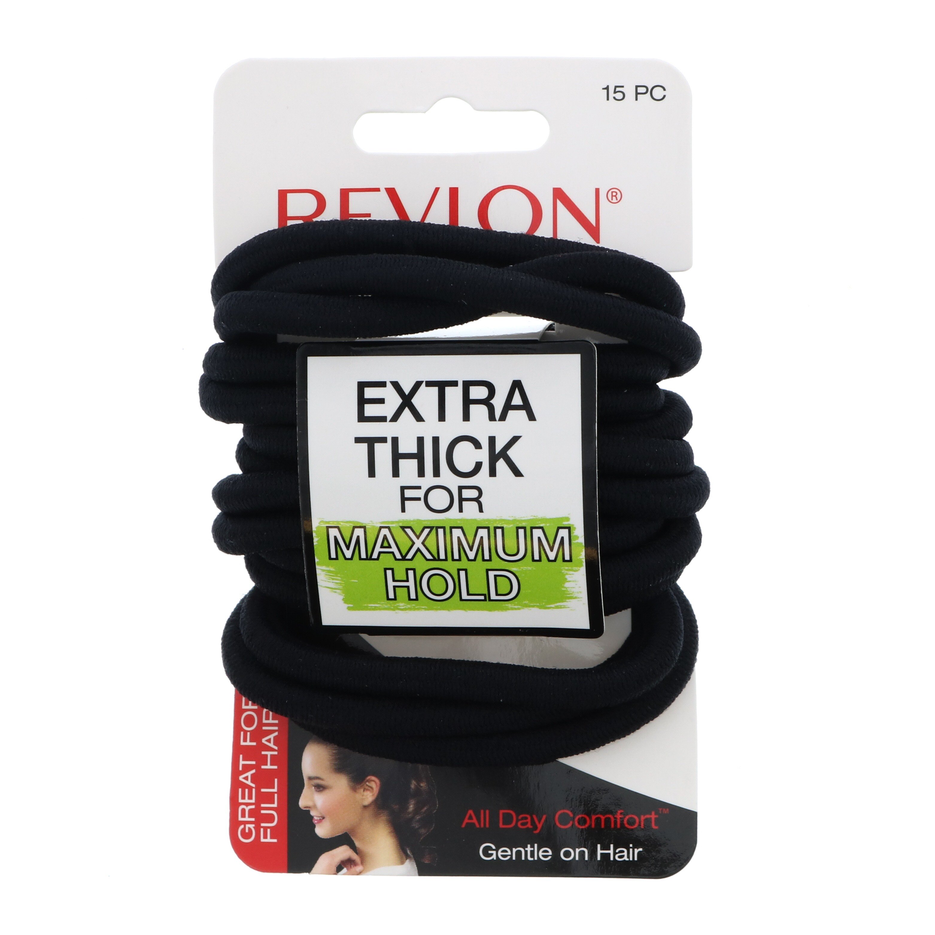 Revlon Extra Thick Black Elastics - Shop Hair Care at H-E-B