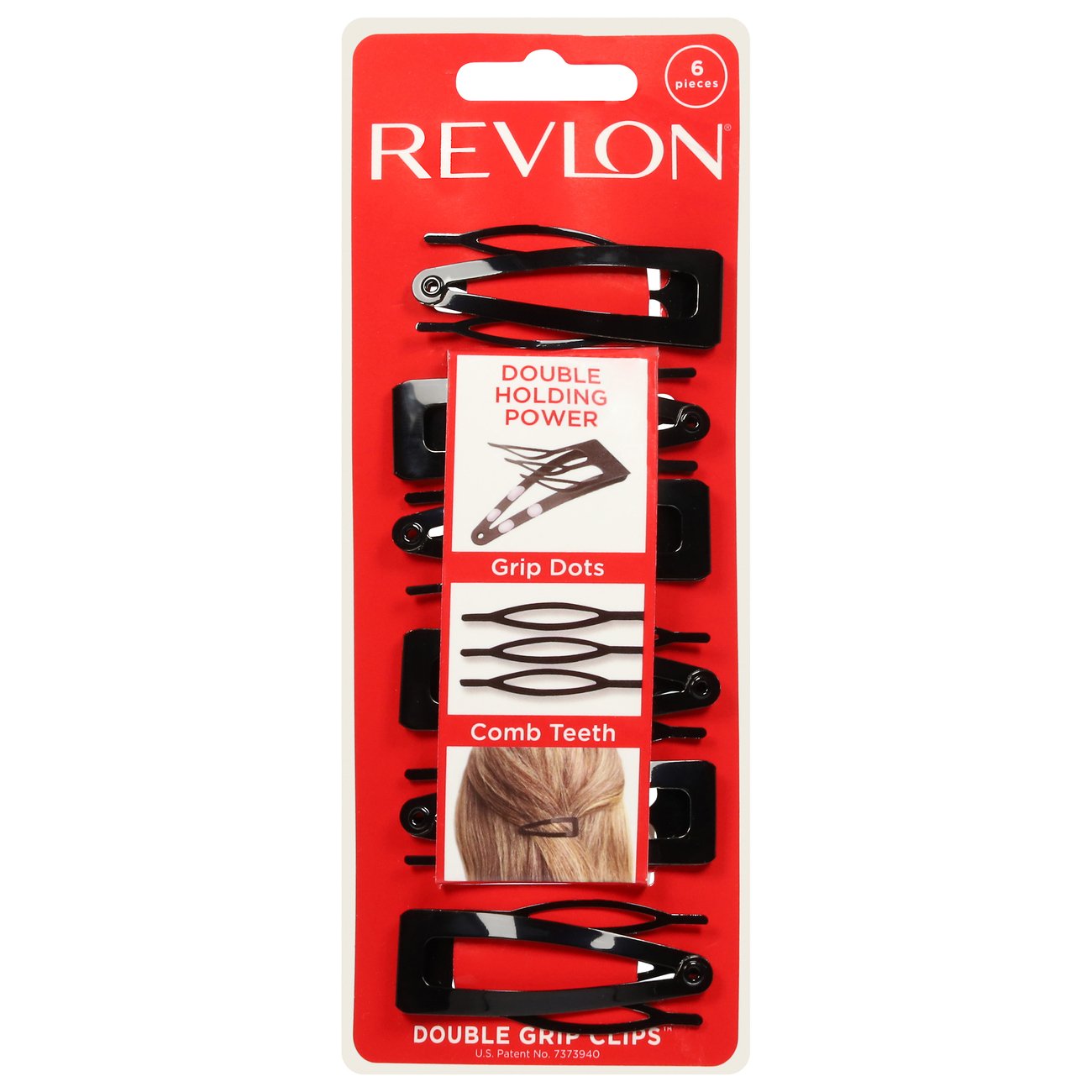 Revlon Essentials Double Grip Hair Clips, Black Shop Hair Accessories