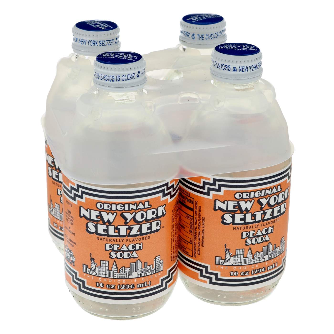 Original New York Seltzer Peach Soda; image 1 of 3