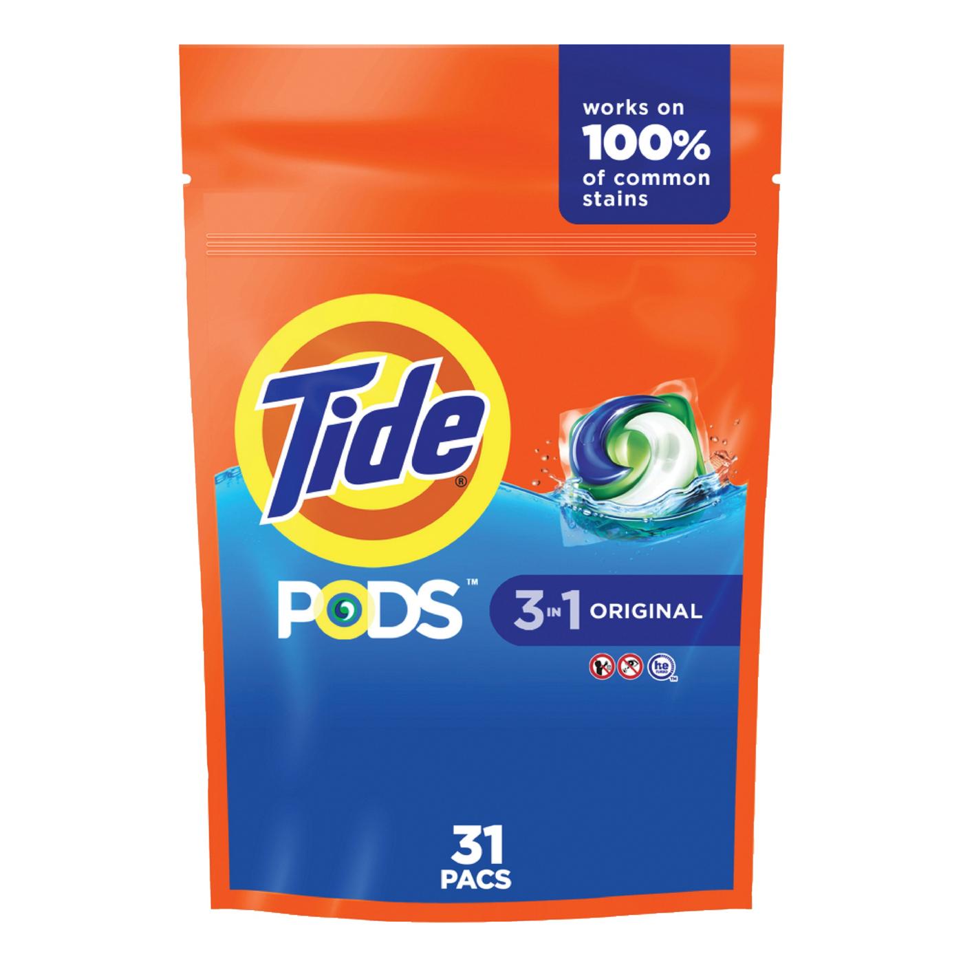 Tide PODS Original Scent HE Laundry Detergent Pacs; image 1 of 9