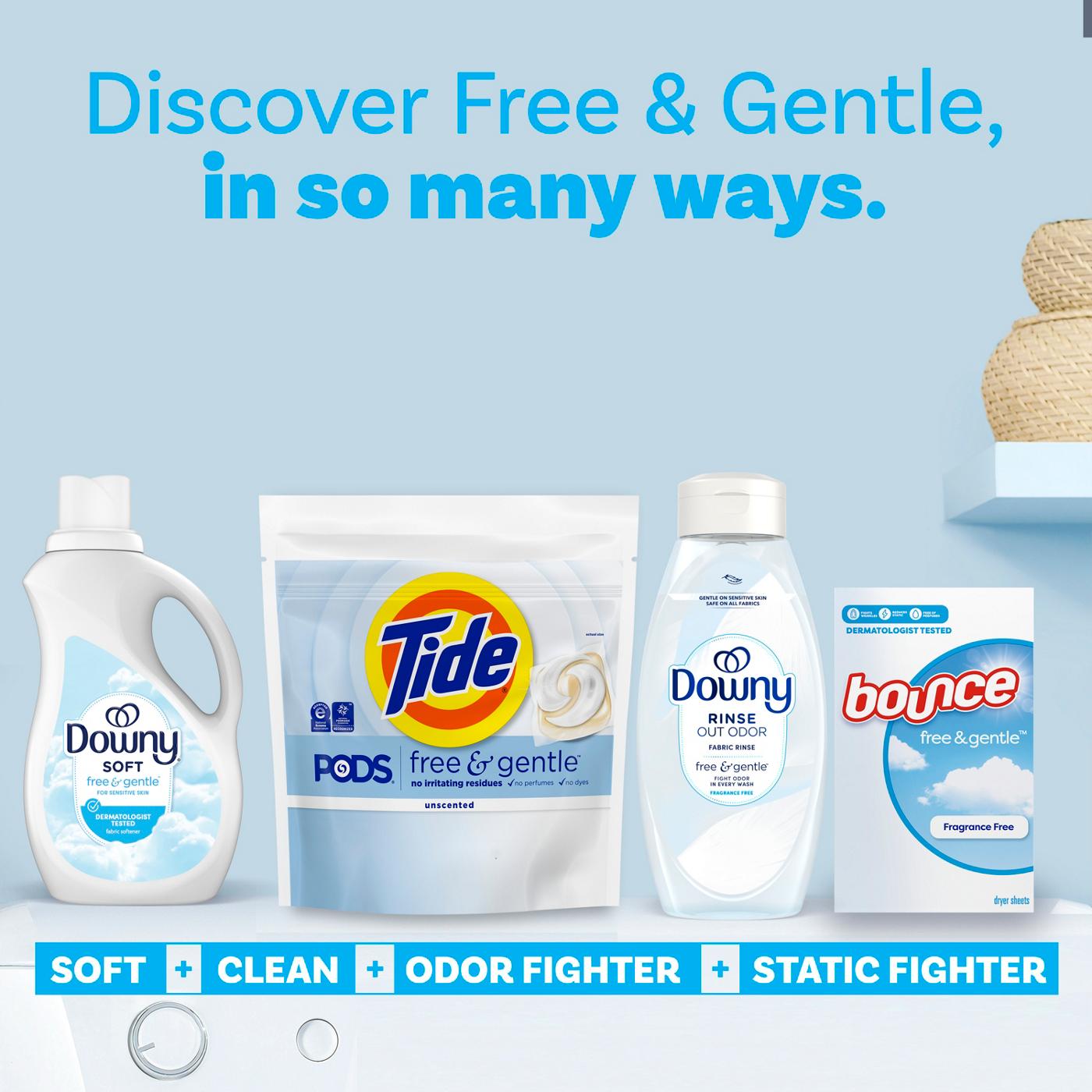 Tide PODS Free & Gentle Laundry Detergent Soap Pacs - Unscented; image 7 of 10