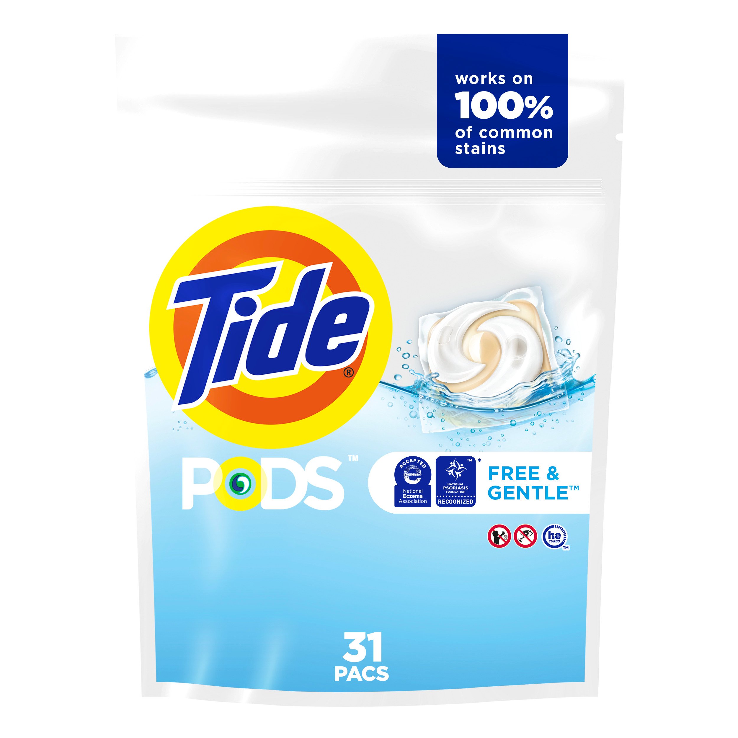 Tide PODS Free & Gentle HE Laundry Detergent Pacs - Shop Detergent At H-E-B