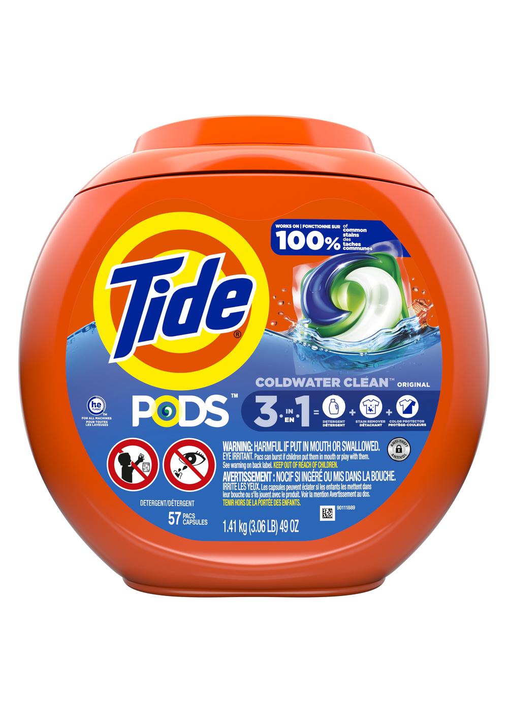 Tide PODS Original Scent HE Laundry Detergent Pacs; image 9 of 10