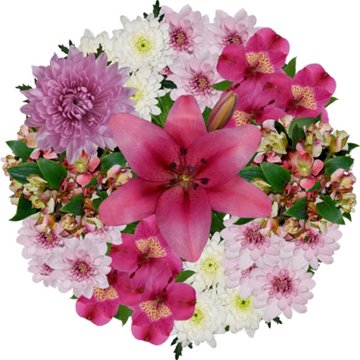 BLOOMS by H-E-B Pink and Strong Flower Bouquet