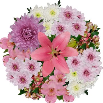 BLOOMS by H-E-B Pink and Strong Flower Bouquet