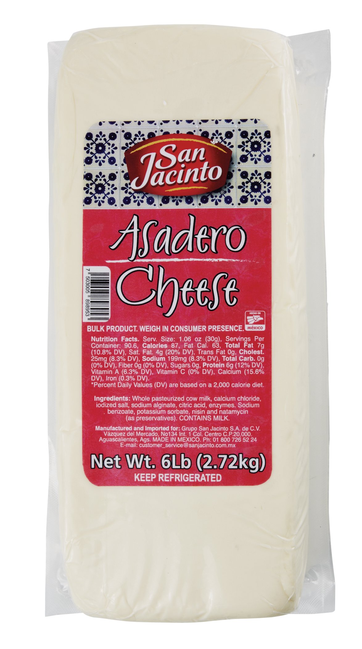 San Jacinto Asadero Cheese Shop Cheese at HEB