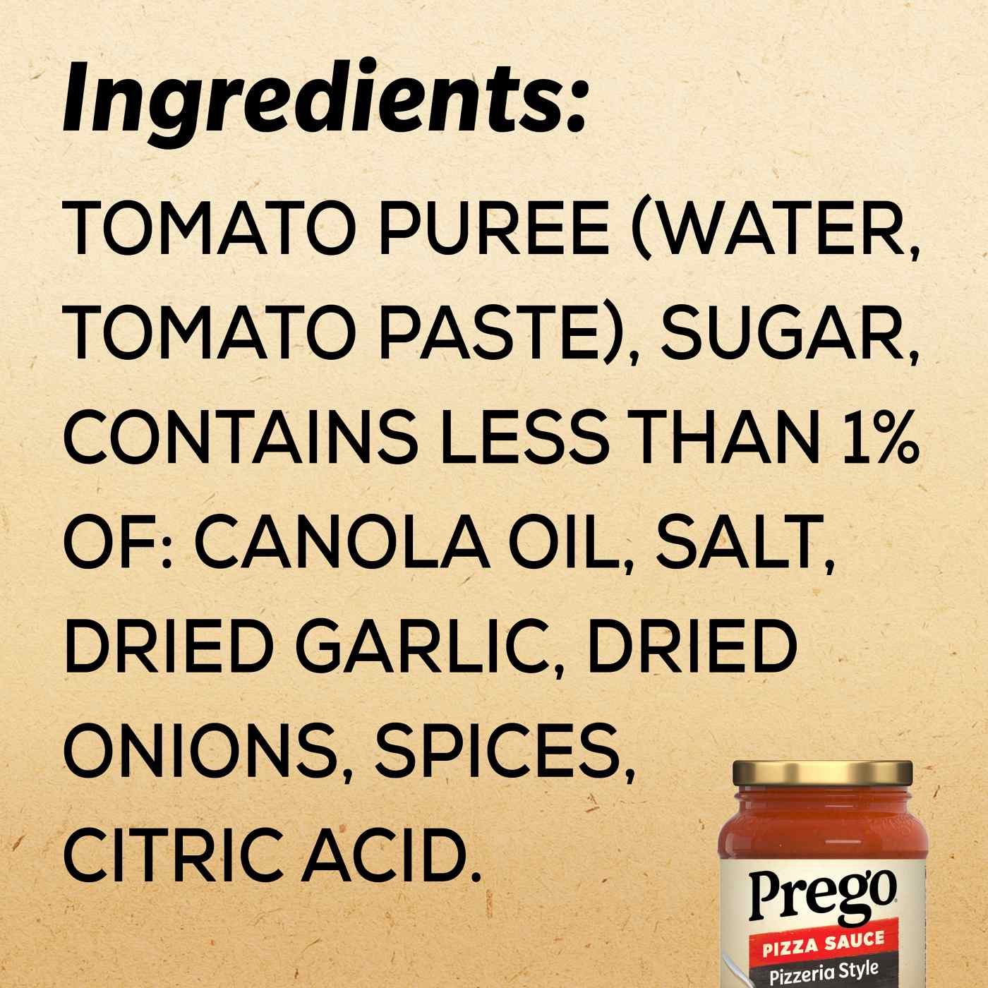 Prego Pizzeria Style Pizza Sauce; image 3 of 8