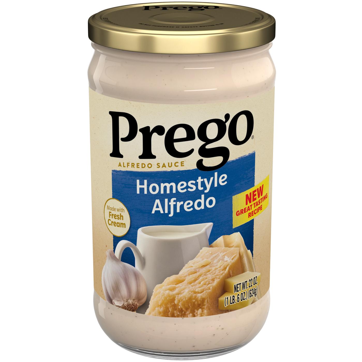 Prego Homestyle Alfredo Pasta Sauce; image 1 of 6
