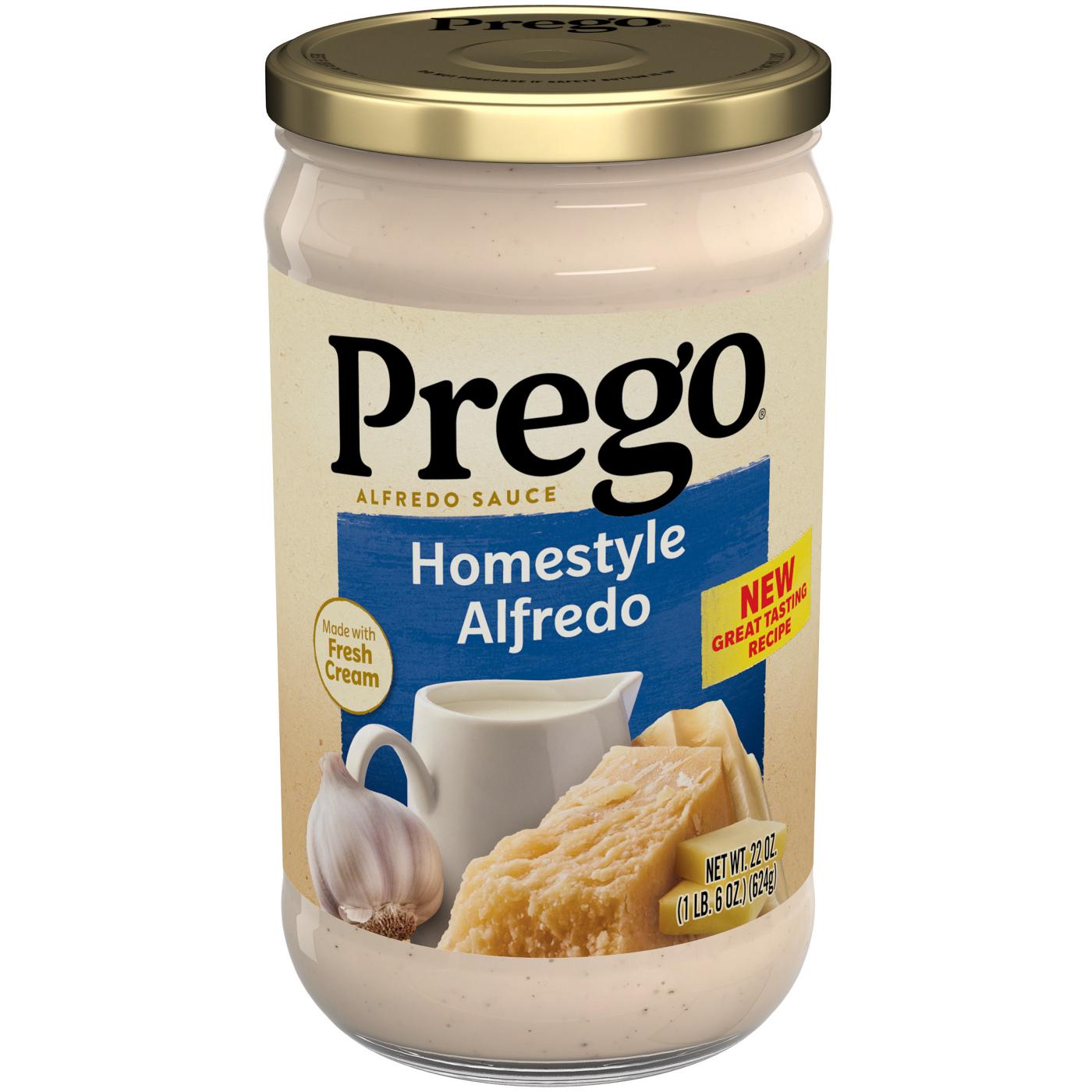 Prego Homestyle Alfredo Pasta Sauce; image 1 of 9